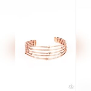Face The Metallic Music Cuff Bracelet